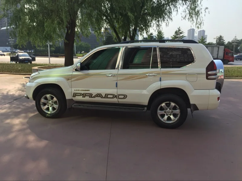 Накладки на внешние подоконники из нержавеющей стали для Toyota Land Cruiser PRADO 2003 2004 2005 2006 2007 2008 2009 FJ 120 FJ120