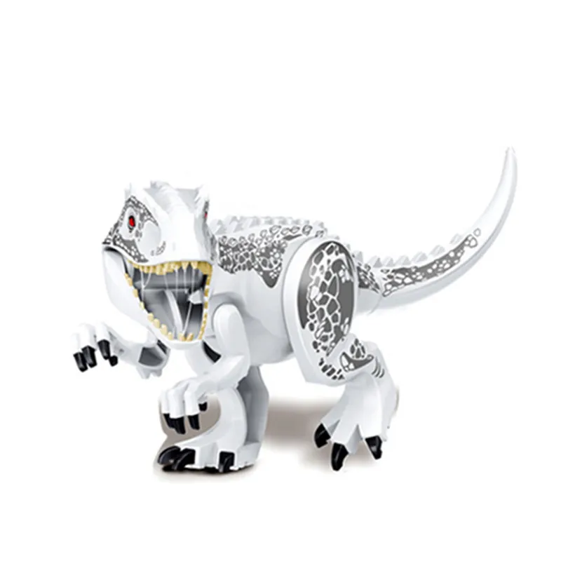 5 шт. строительные блоки динозавра Юрского периода Indominus Rex Tyrannosaurus Indoraptor игрушки