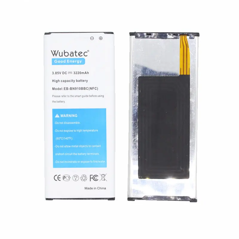 Аккумулятор Wubatec 2 шт. NFC Note4 3220 мАч для Samsung Galaxy Note 4 N910F N910H N910S N910U N910L N910A N910P N910C N910K |