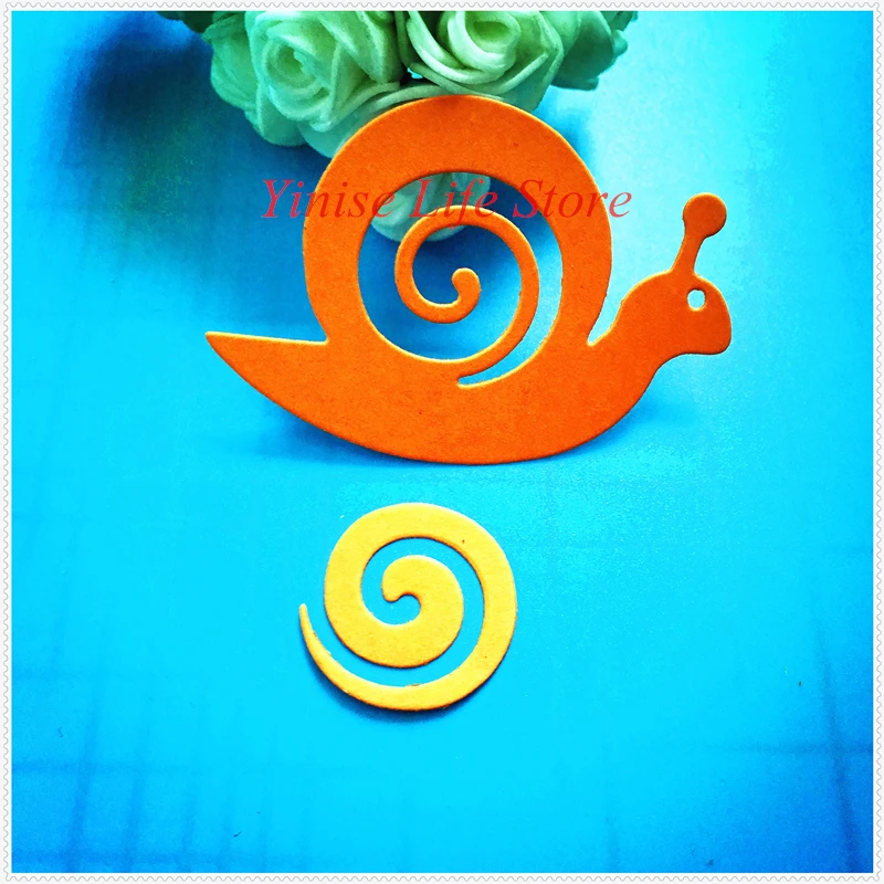 YINISE металлические режущие штампы для трафареты скрапбукинга улитки DIY