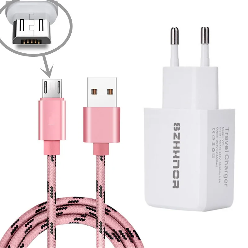 Micro USB Android зарядное устройство для Xiaomi redmi 5 plus 4X S2 note 4x5 huawei P smart Samsung Galaxy S7 J7 J5 A3 Leagoo M5