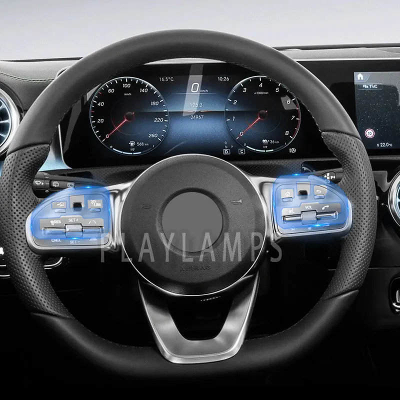 Прозрачная защитная пленка из ТПУ для Mercedes Benz наклейка s A class A180 A200 аксессуары