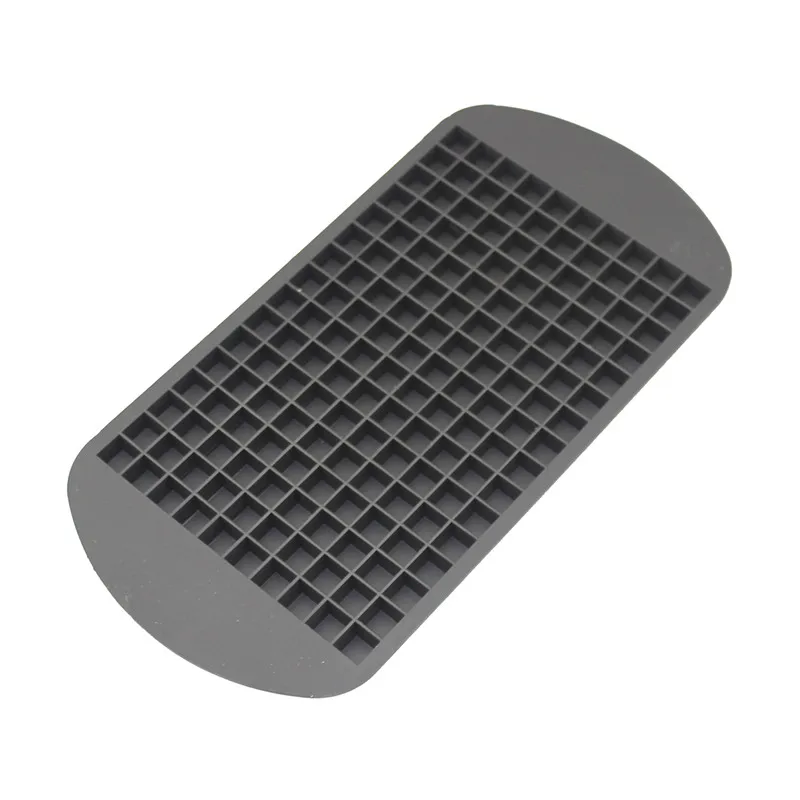 Силиконовая лоток с формой для кубиков льда 4 цвета 160 ячеек квадратная форма