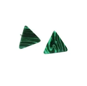 Женские серьги гвоздики с натуральным белым и синим камнем|fashion stud earrings|stud earringsstud