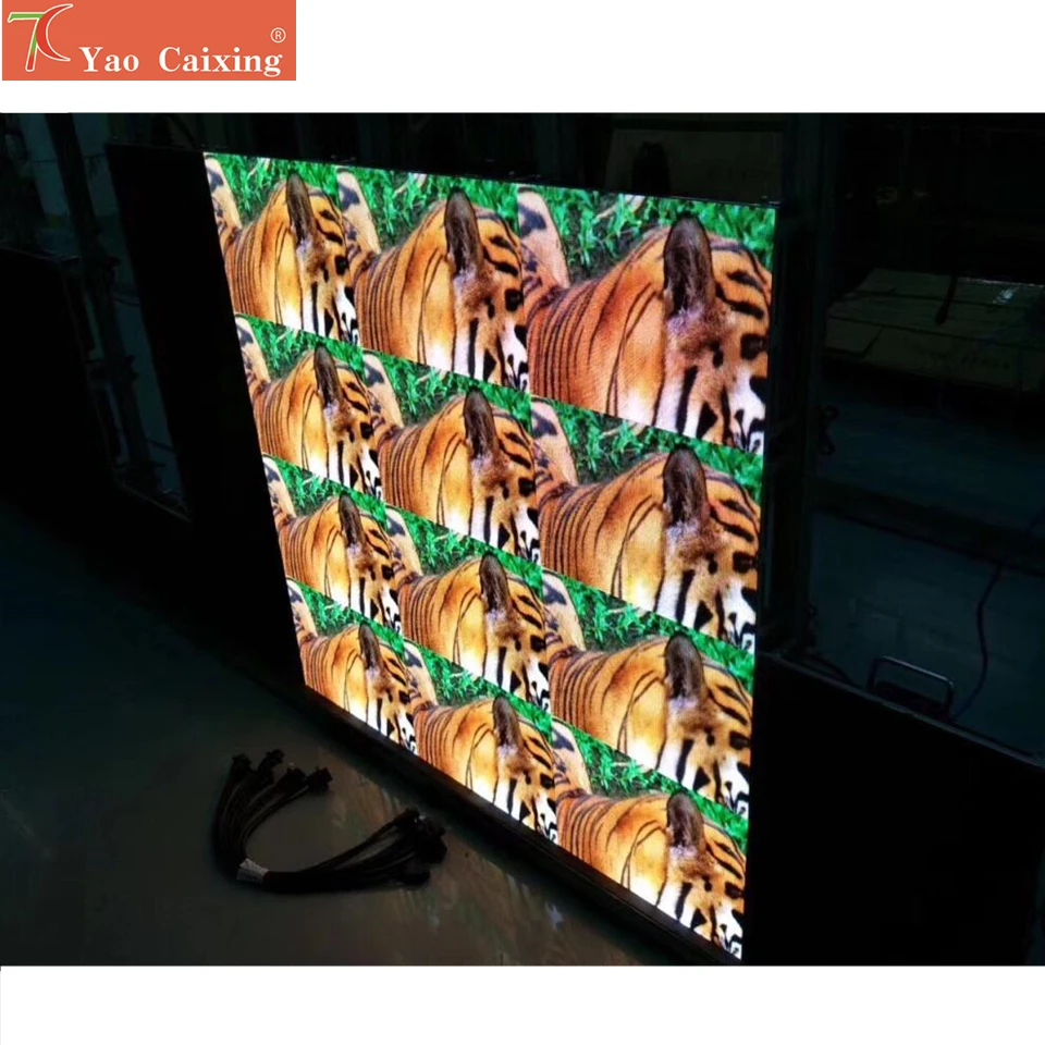 Smd1515 точечная матрица P1.9 RGB светодиодный рекламный экран алюминиевый шкаф