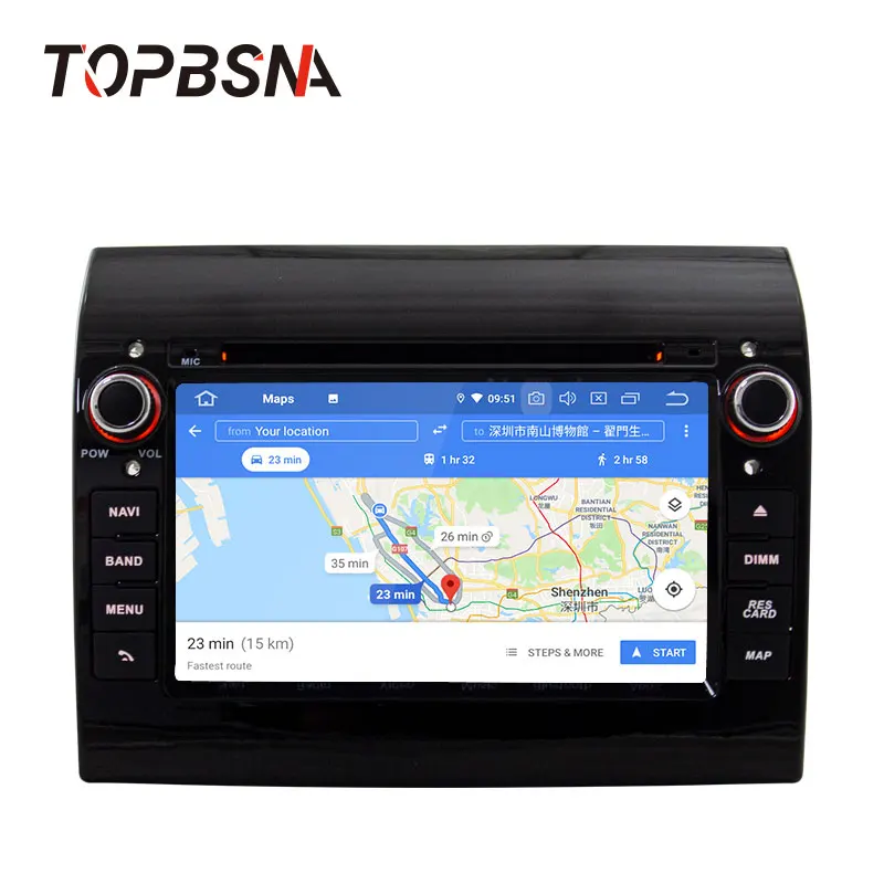 Автомобильный DVD-плеер TOPBSNA 1 Din Android 10 для Fiat Ducato 2008-2015 CITROEN Jumper PEUGEOT Boxer GPS Navi