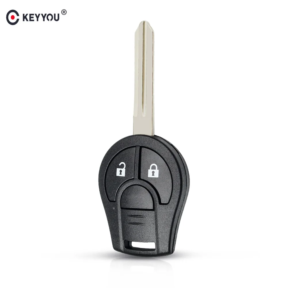 KEYYOU для Nissan Qashqai Juke солнечное сильфи Tiida X-Trail 2 кнопки дистанционного ключа