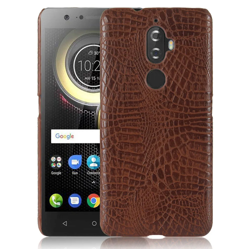 For Lenovo K8 Plus Protective Case Luxury Crocodile Pattern Phone Cases K8+ 5.2inch Cell Skin Back Cover |
