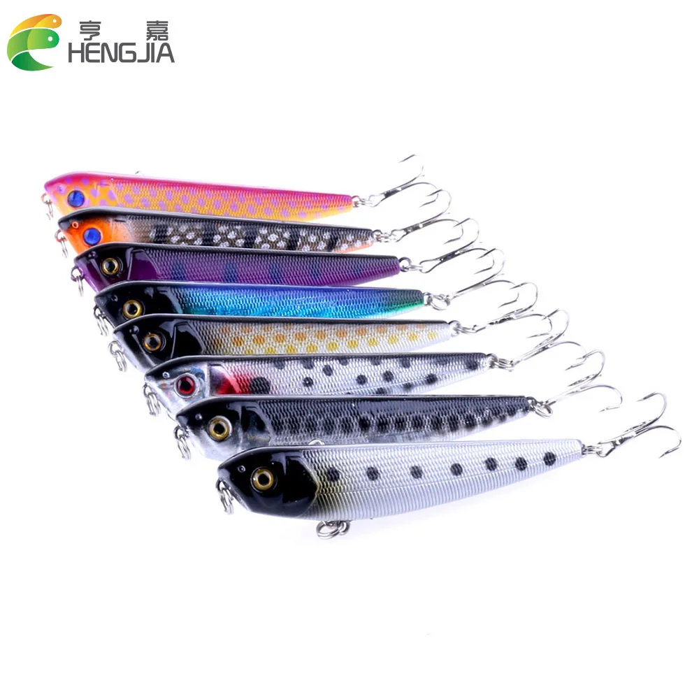 

Рыболовная приманка HENGJIA 9,8g 8,5 см карандаш рыба снасть воблер искусственная наживка иска likelike 3D рыболовные глаза 6 # Тройной Крючок