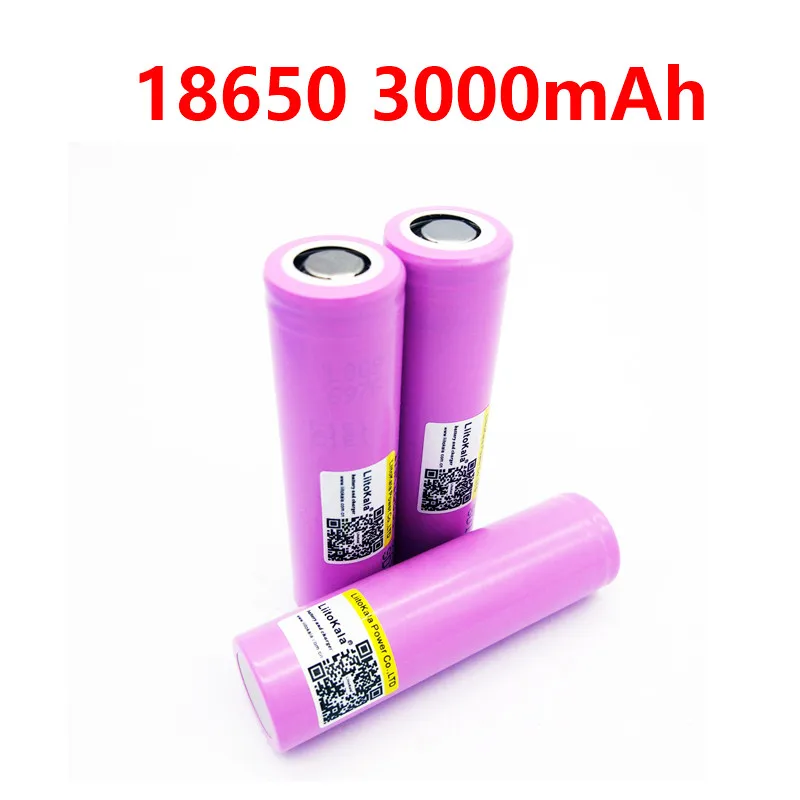 5 шт. LiitoKala 18650 inr18650 30q INR18650 30Q 3000 мАч литиевая аккумуляторная батарея для