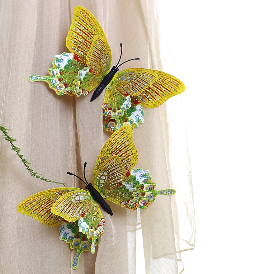 Бабочка Брошь занавес украшение бабочка всасывающий Тип декоративная