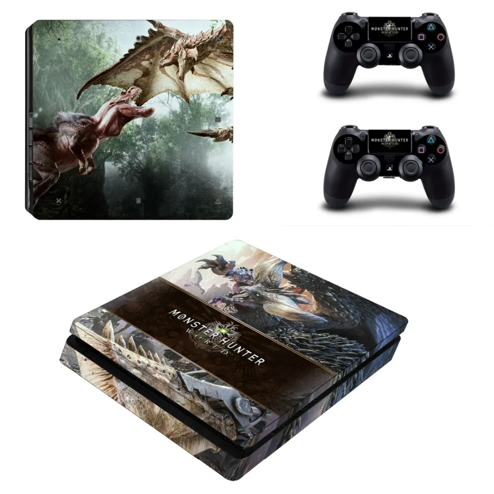 Для игроманов костюм Монстер Хантер для Мир PS4 тонкая кожа Стикеры Sony Игровые
