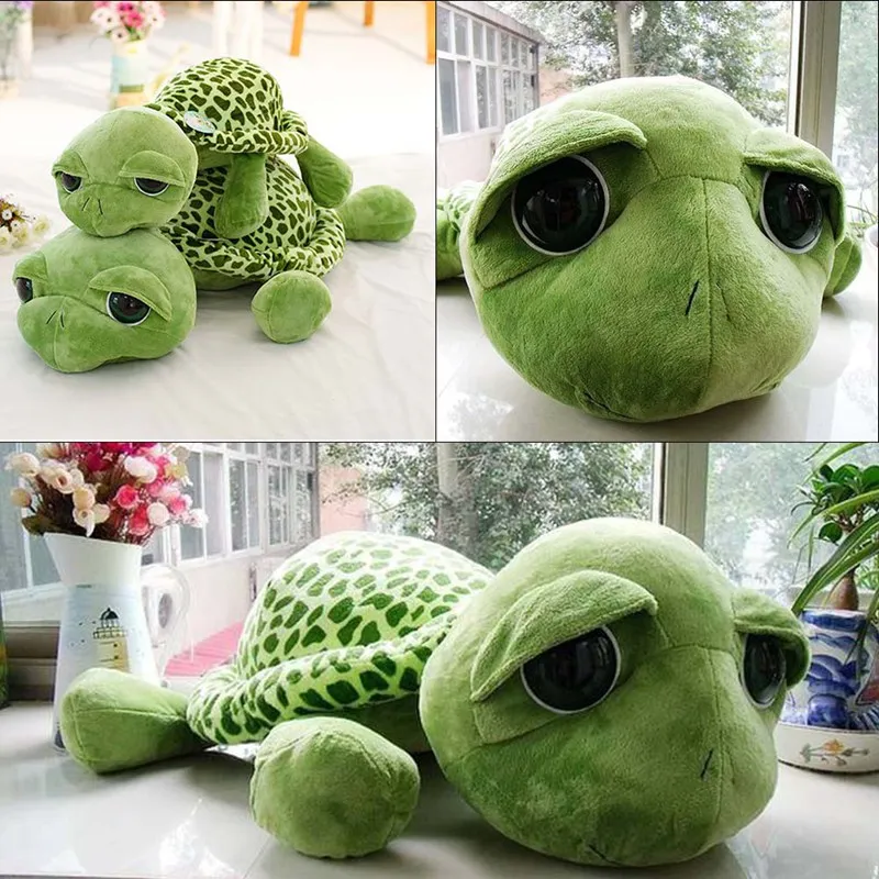 Kids Toys 2018 Hot Sale 20-60cm Kawaii Big Eyes Tortoise Plush Toy Lovely Soft Small Sea Turtles For | Игрушки и хобби