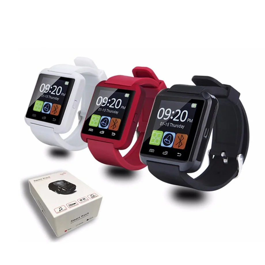 Svelte/SmartWatch Bluetooth Smart часы U8 для iPhone IOS Android смартфон Носите Носимых устройств умные PK
