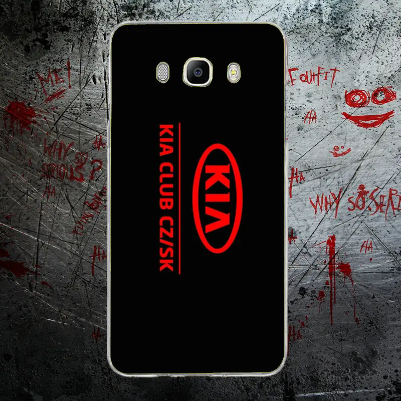 Модный логотип Kia корейские марки автомобилей, выпущенные для Coque samsung Galaxy J1 J2 J3 J5 J7 A3 A5 A7 Чехол Мягкий ТПУ силиконовый чехол для телефона