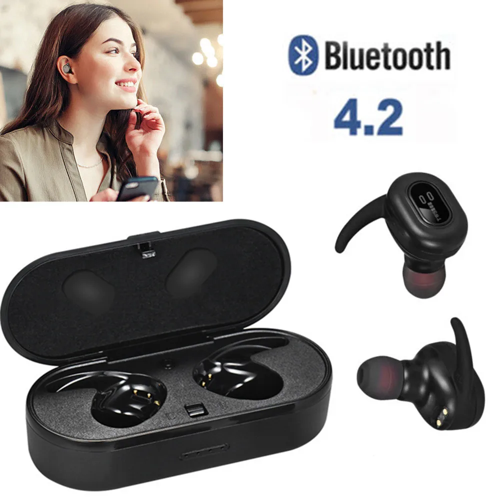 WLNGWEAR Mini TWS Twins Bluetooth наушники настоящие беспроводные в ухо спортивные гарнитура