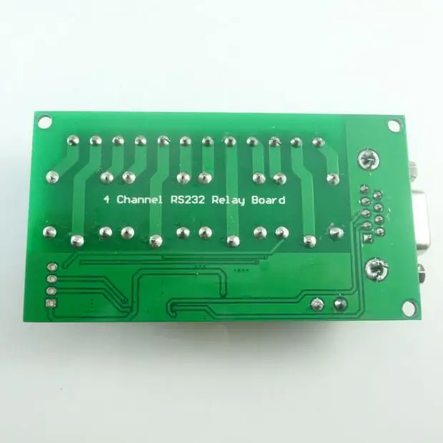 Релейная плата 12 В постоянного тока 4 канала RS232 PC USB UART DB9 дистанционный