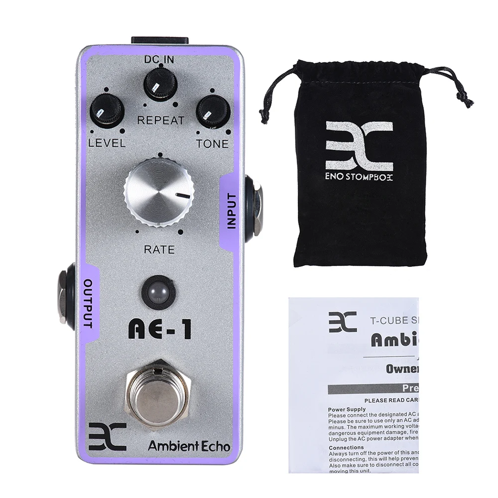 ENO EX AE-1 окружающей среды эхо педаль эффектов для электрогитары металлический