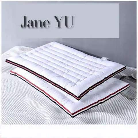 Новая низкая подушка JaneYU 2019 для шеи студентов и взрослых мягкая ультратонкая