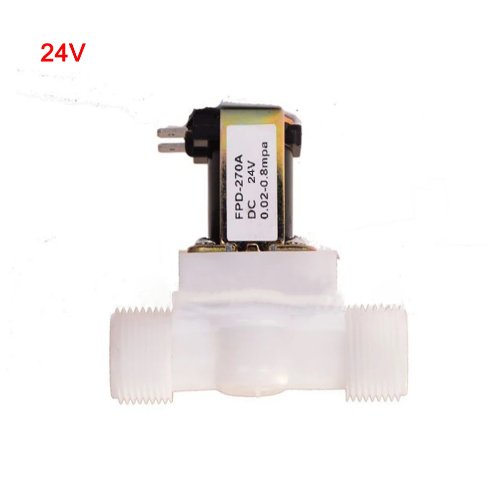 1/2" Plastic Solenoid Water Solenoid Valve Normally Closed 12V 24V 220V Electric Magnetic DC N/C Air Inlet Flow Switch parts
1/2" Plastic Solenoid Water Solenoid Valve Normally Closed 12V 24V 220V Electric Magnetic DC N/C Air Inlet Flow Switch parts
