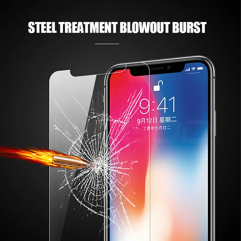9 H HD закаленное Стекло для iPhone X Экран протектор на Apple 10 анти-голубой свет