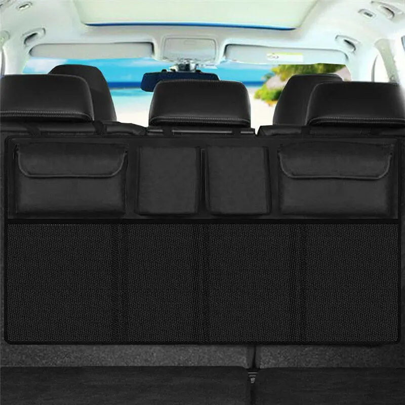 Adjustable Net Seat Multi-use Trunk Backseat Back High Automobile Universal Bag Storage Capacity Organizer Car Oxford Organizers |