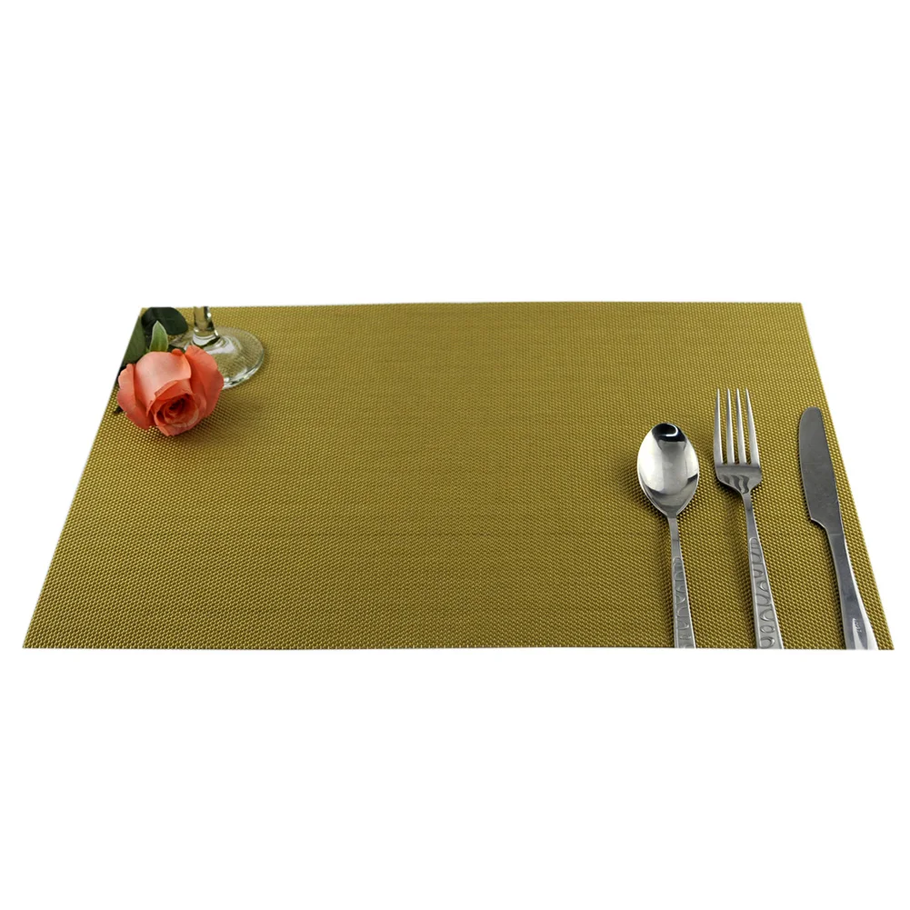 Washable PVC Placemat Insulation Table Mat Protector Non-slip Bowl Pad Coaster Western placemat anti-oil anti-scalding | Дом и сад