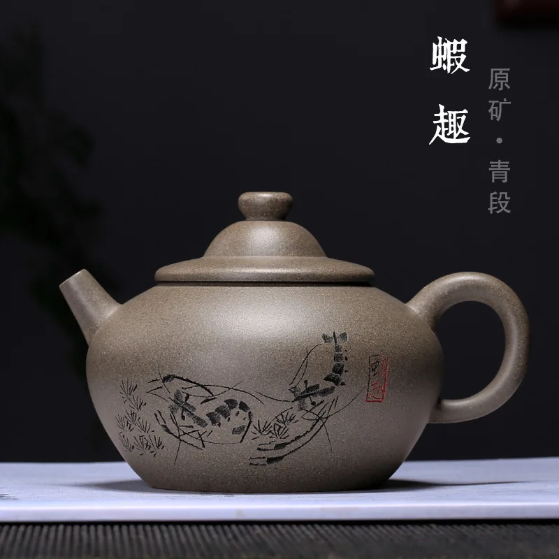 Фиолетовый песочный чайный сервиз продается от производителя Qingduan Hat Pot горшок