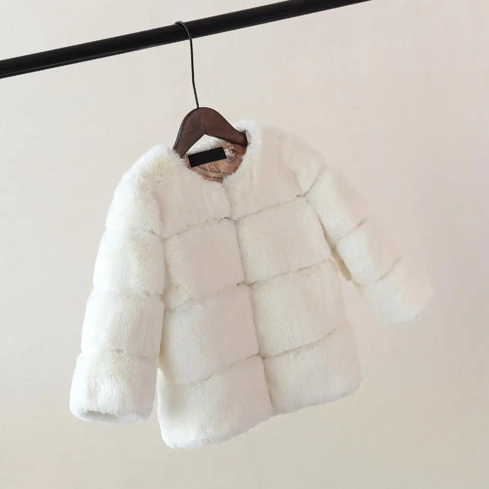 2018 новые осенние и зимние с имитацией лисьего меха Пальто для девочек