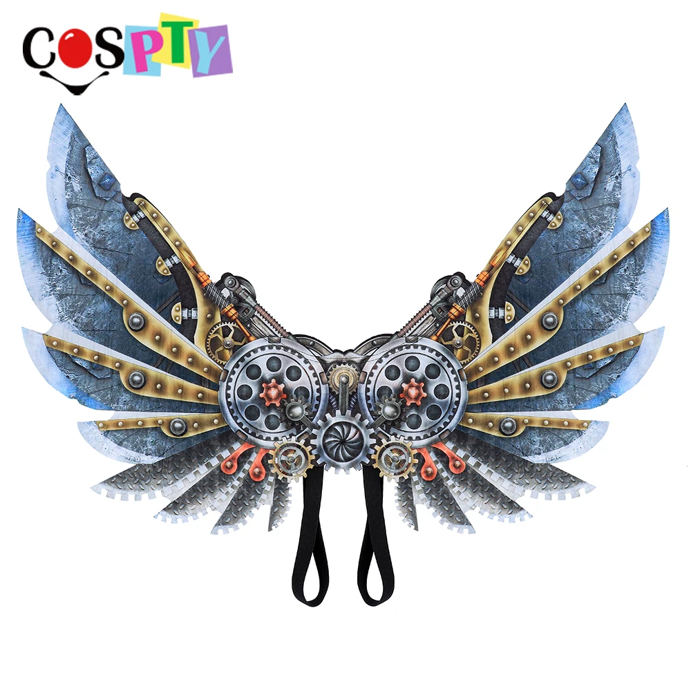 Cospty Burning Man карнавальные вечерние уникальные украшения для взрослых паровые панк крылья костюм аксессуары в стиле стимпанка