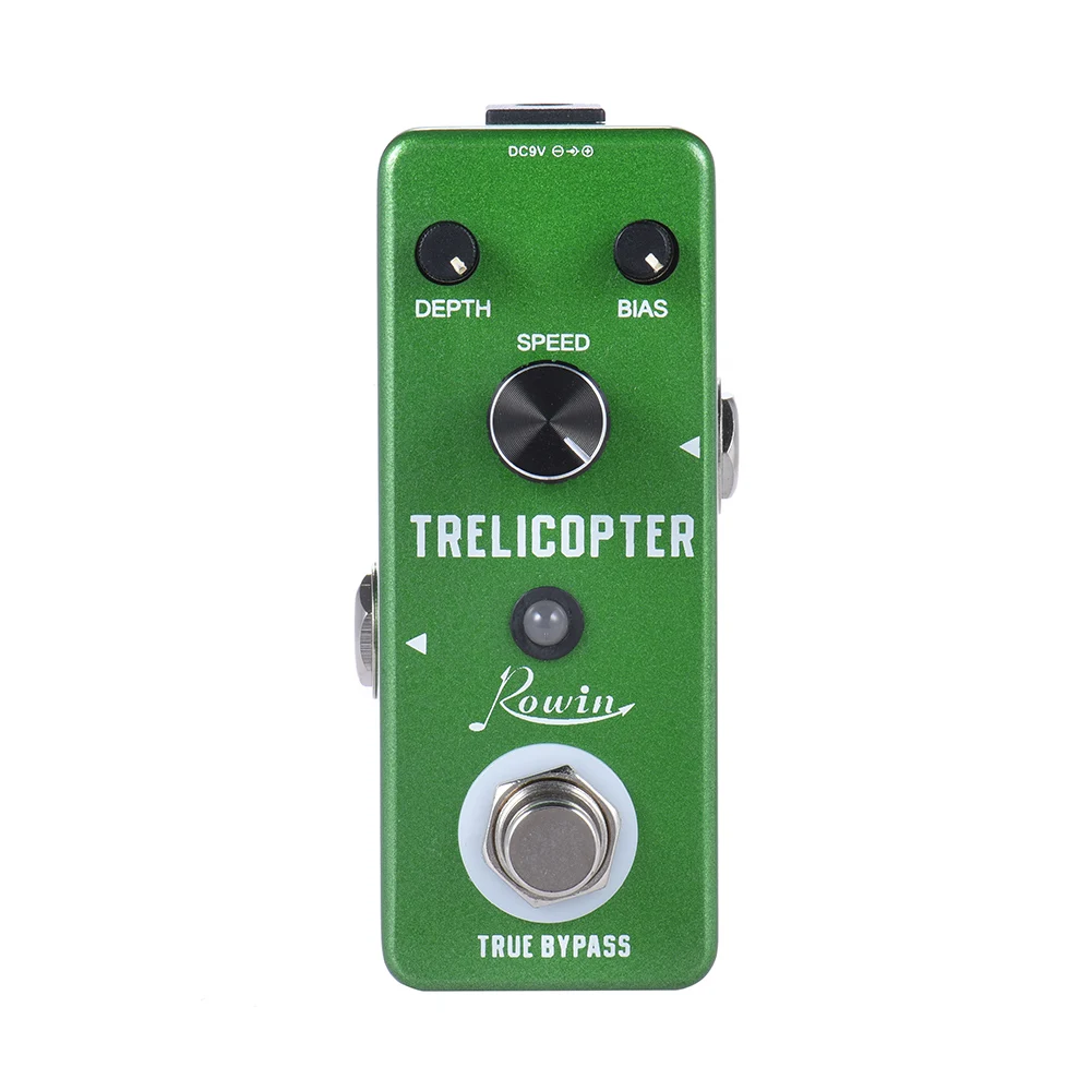 

Гитарная педаль Rowin Tremolo, педаль для гитарных эффектов, корпус из алюминиевого сплава, запчасти и аксессуары для гитары