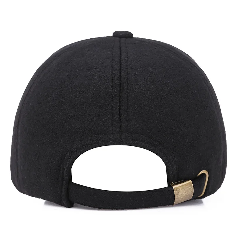 Newly Winter Women Men Baseball Cap Wild Casual Korean Version Wool Embroidered Letters Duck Tongue Hat Warm Dad Hats | Аксессуары для