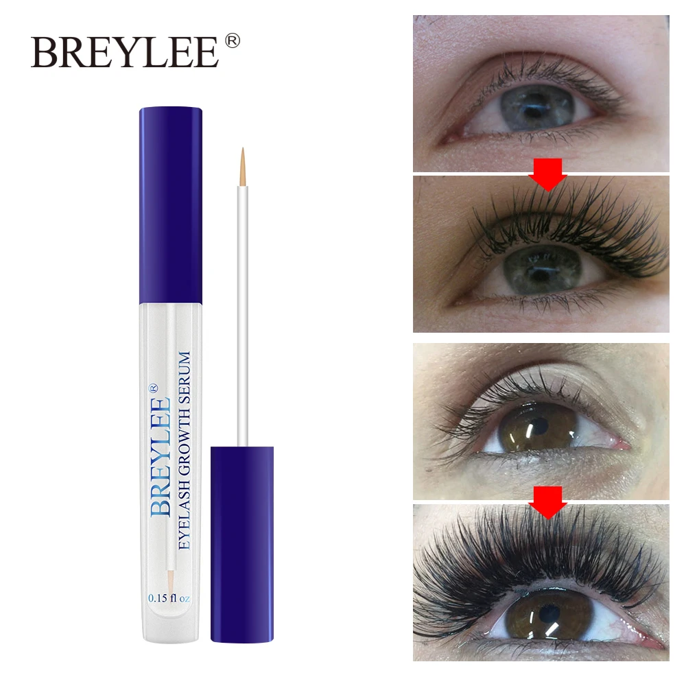 

BREYLEE Eyelash Growth Serum Eyelash Enhancer Eye Lash Treatment Liquid Longer Fuller Thicker Eyelash Extension Makeup 3PCS
