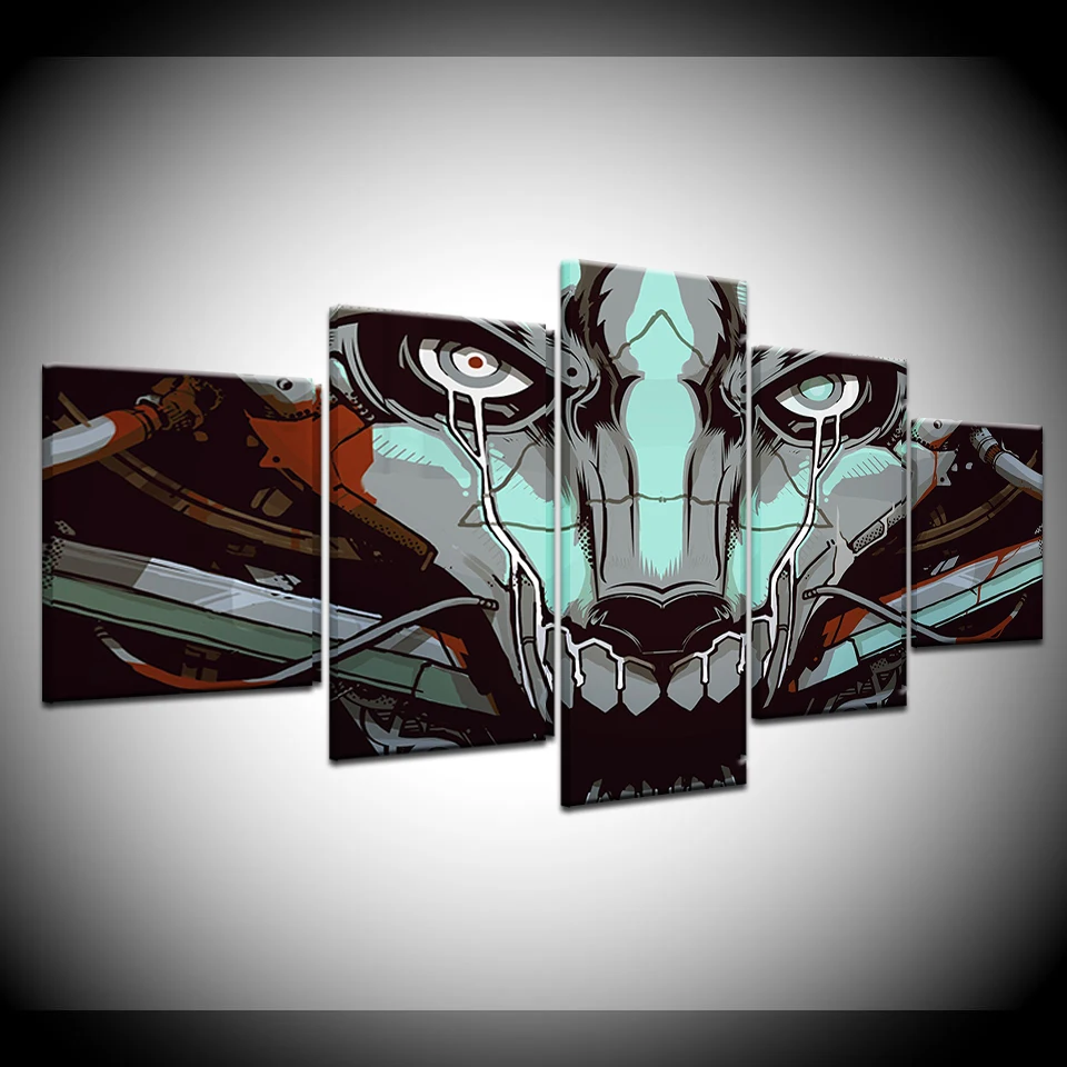 

Canvas Painting Tears portrait 5 Pieces Wall Art Painting Modular Wallpapers Poster Print for living room Home Decor