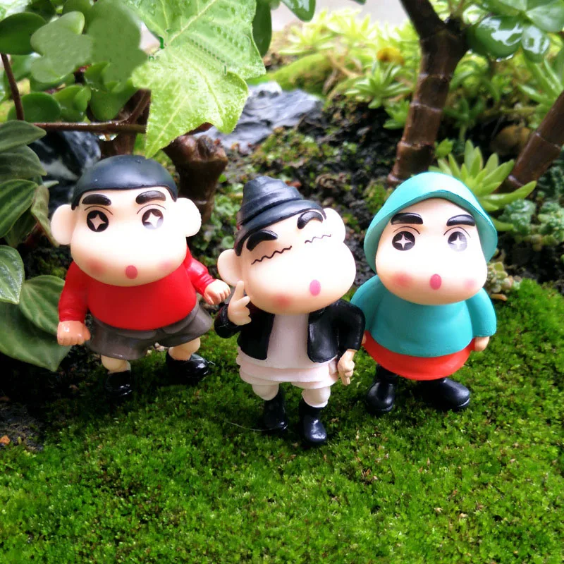 2019 1 шт. милый мальчик Shinchan DIY Смола Фея Сад ремесло украшение миниатюрный микро