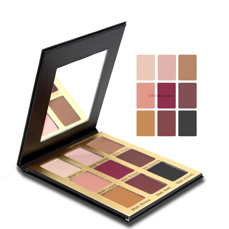 Палитра теней для век матовые тени палитра бальзам макияжа 9 цветов|eye shadow matte