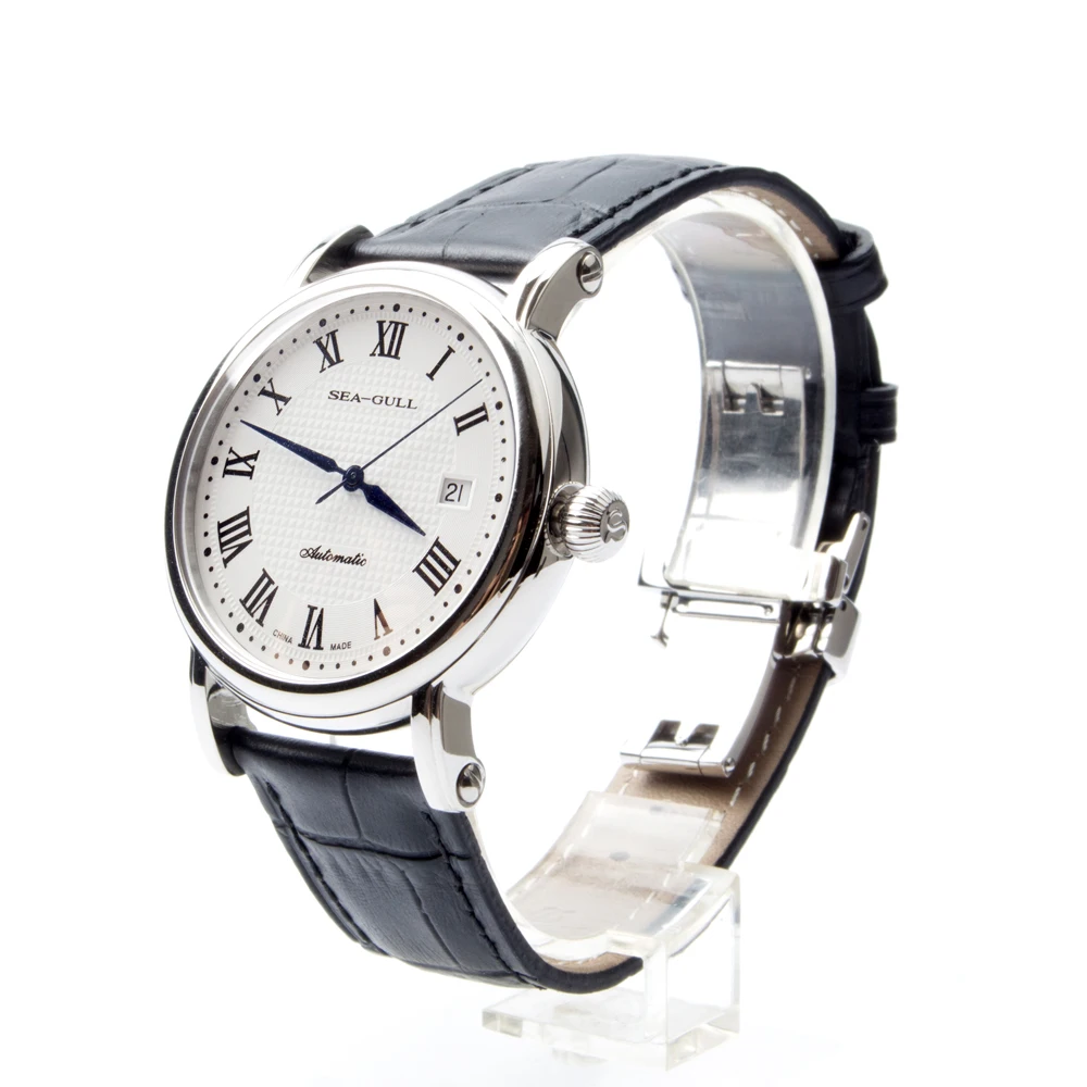 Подлинная Чайка с римскими цифрами Guilloche луковая Корона синие руки для выставок