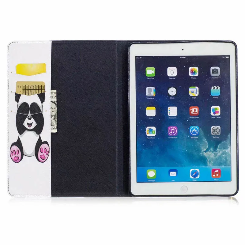 Детский модный противоударный чехол-книжка с милым рисунком для Apple ipad 10 2 3 4 5 9 7