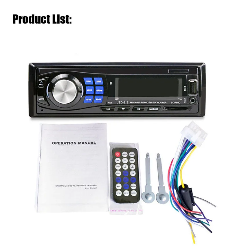 TDA7388 IC новый автомобильный радиоприемник Авто аудио стерео Поддержка FM SD MP3 плеер