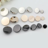 50pcs metal plane mirror sewing buttons men and women shirt clothes metal buttons sweater decor diy sewing garment accessories