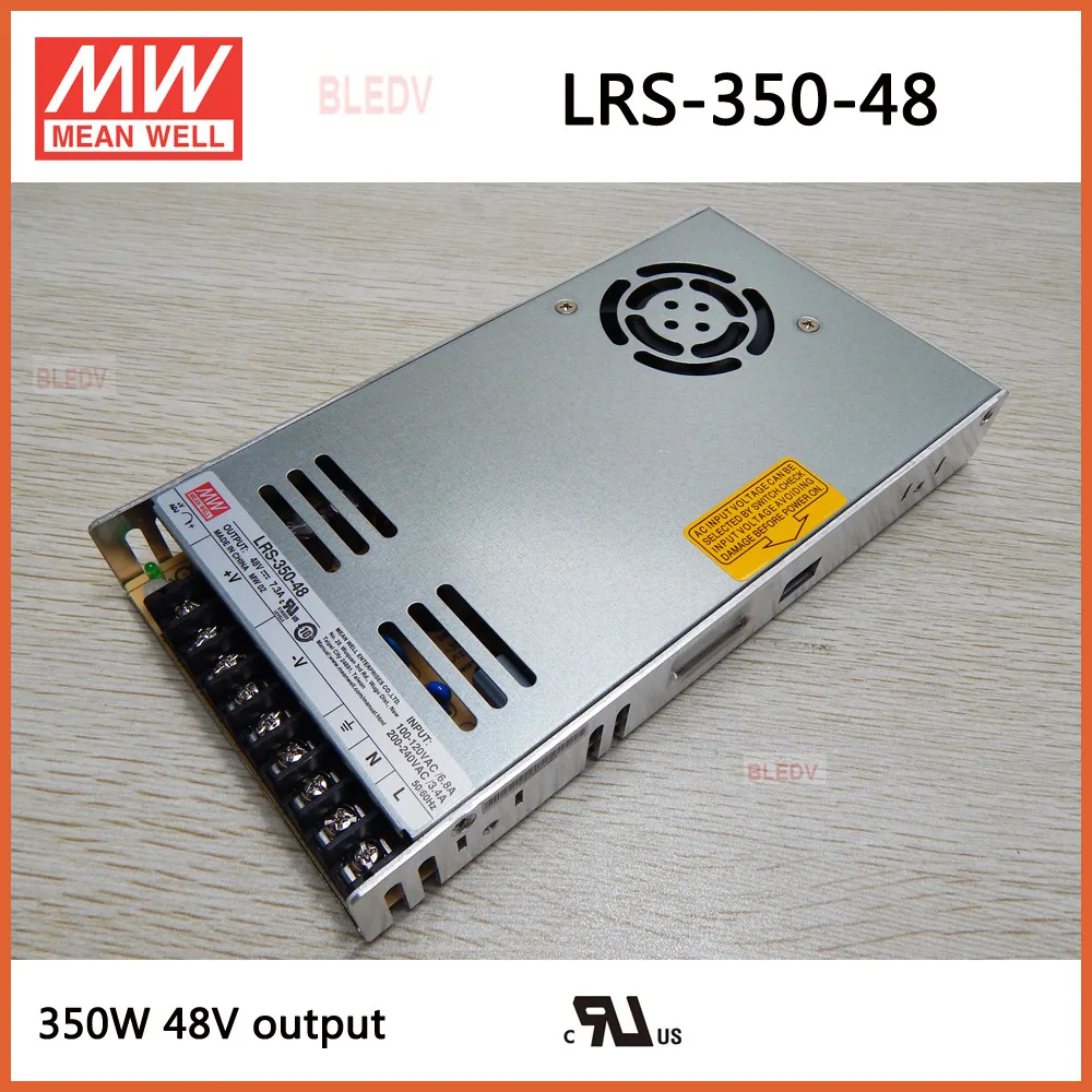 

MEAN WELL original LRS-350-48 48V 7.3A meanwell LRS-350 48V 350.4W Single Output Switching Power Supply