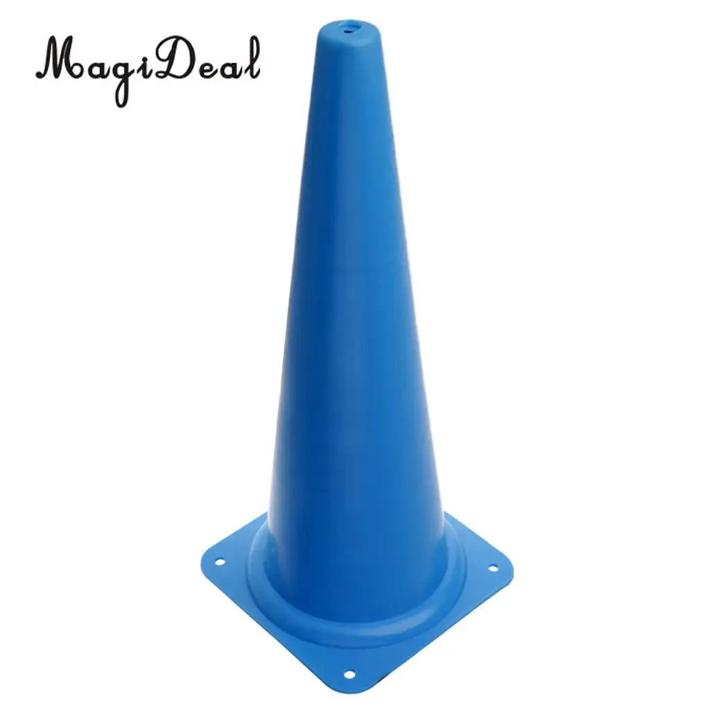 Blue MagiDeal 48 см/18," высокий прочный конус безопасности для спортивных тренировок, футбола, конного спорта, строительства, дорожного движения, школы - Цвет: Blue
