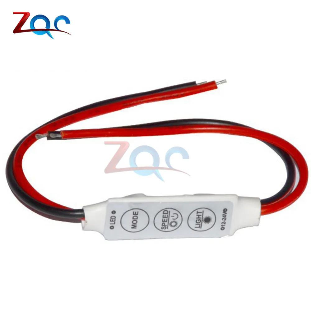 Мини контроллер яркости для светодиодной ленты 3 клавиши 12 В|switch for led strip|for stripskey |