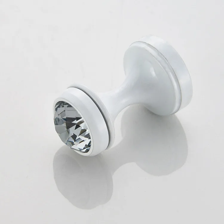 Простой стиль, полный латунный настенный крючок для халата с кристаллами, крючок для полотенец, вешалка для двери, аксессуары для ванной комнаты