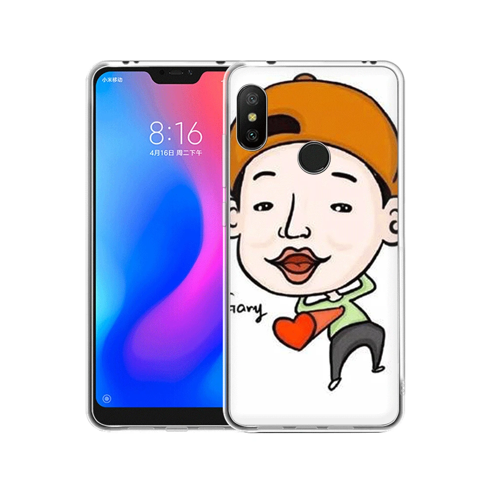 Мягкий чехол из ТПУ для Xiaomi Redmi Note 4 4X5 6 Pro 5A Prime running man Shell|Чехлы-накладки| |