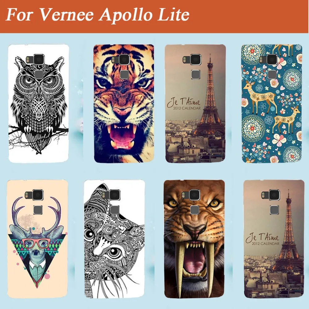 Для vernee Apollo Lite 5.5 дюймовый корпус личность красочный чехол телефона мода