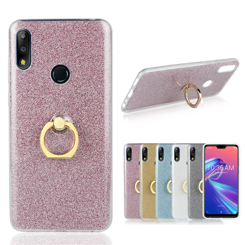 Блестящий сверкающий Мягкий силиконовый чехол из ТПУ для Asus Zenfone Max Pro M2 ZB631KL