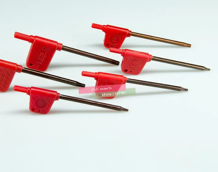 

10PCS T6 T7 T8 T9 T10 T15 T20 Screw Driver Screwdriver for Xbox Red flag wrench Inner six lathe accessories