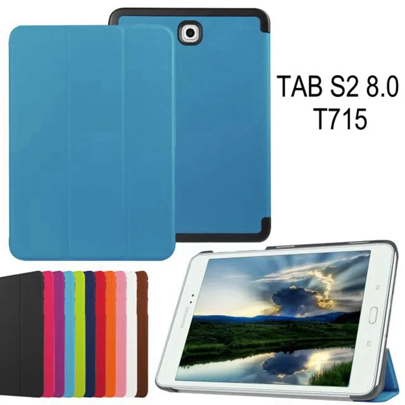 Ультратонкий чехол из искусственной кожи для samsung Galaxy Tab S2 8,0 SM-T710 T713 T719 T715 чехол для samsung Tab S2 8,0 дюймов Чехол+ пленка+ ручка