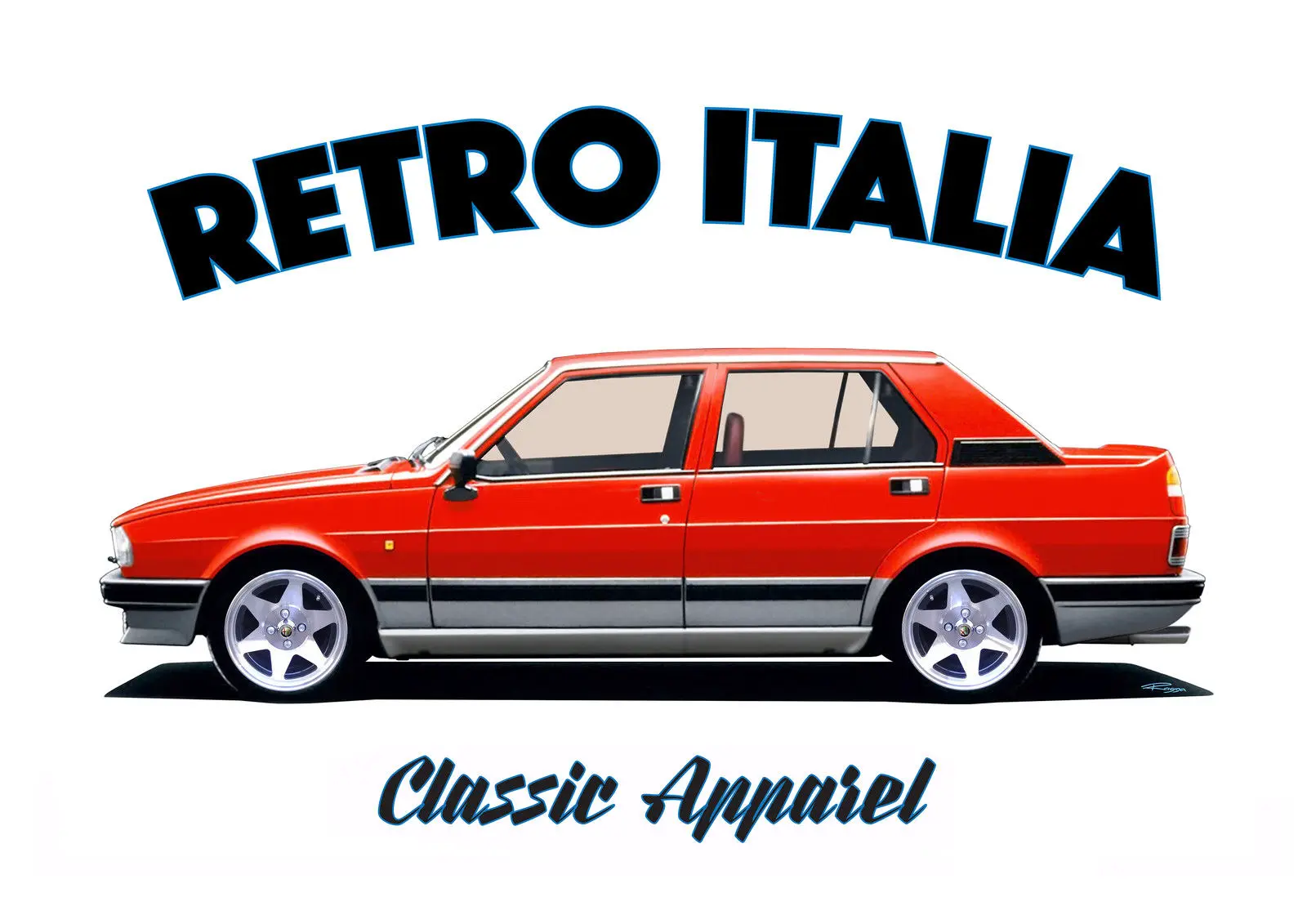 

2019 New Brand High Quality Italian Classic Car Fans T-Shirt. Retro Italia. Classic Car. Italian.Offensive Shirts